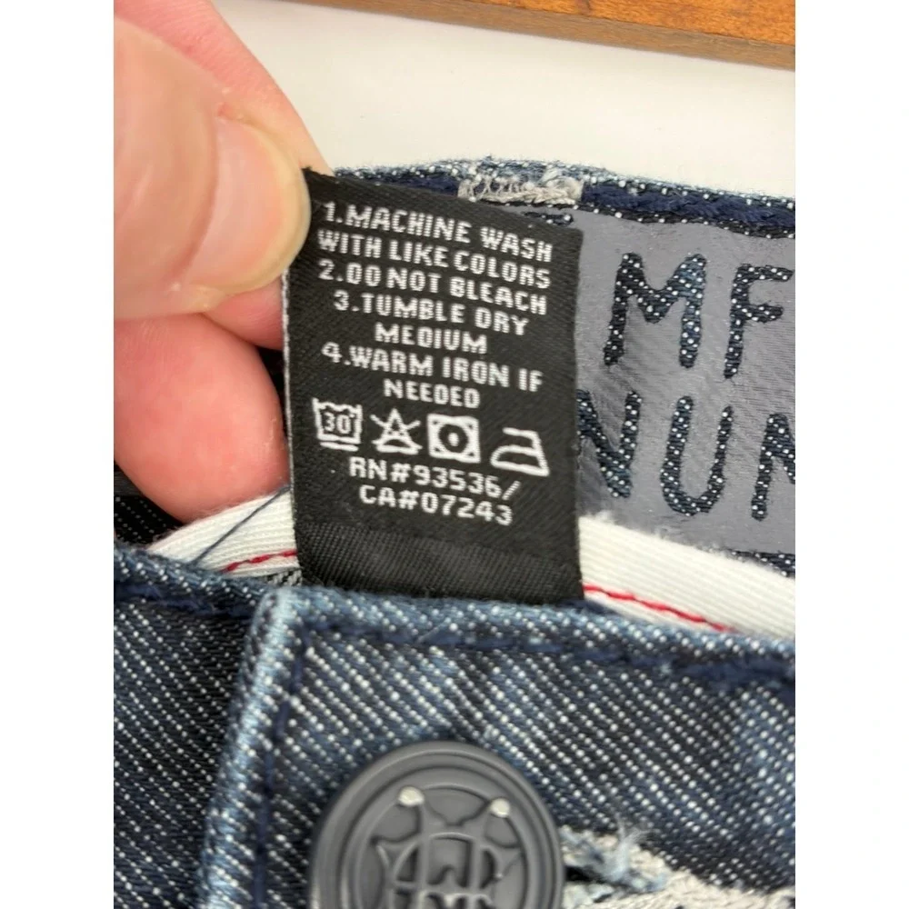 Ecko Unltd, Y2K, Dark Wash, Baggy Denim Jeans, Rhino Logo, Baggy, Size 36, NWOT